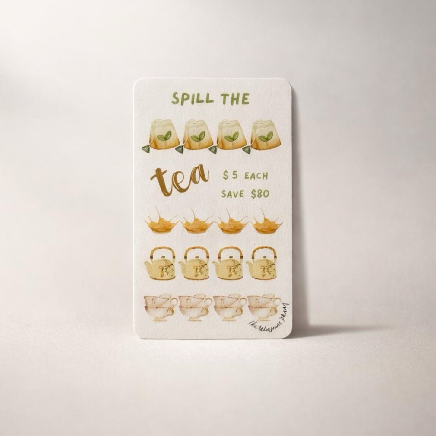 SPILL THE TEA
